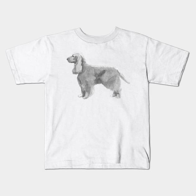 English cocker spaniel - golden Kids T-Shirt by doggyshop